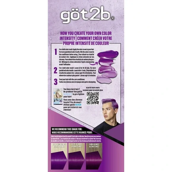 Got2b - 3pack - Color Remix Purple Hair Dye - Picture 7 of 7